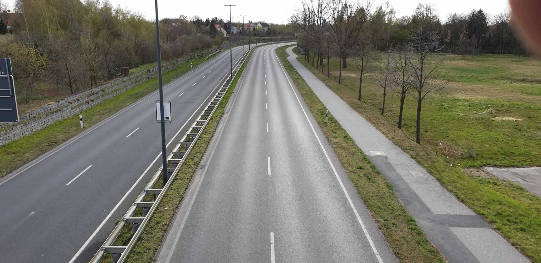 Steckenverlauf Hermann Reichelt Straße Dresden